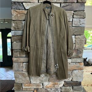 John Varvatos leather jacket size 42 (size 6)